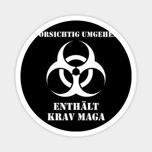 Vorsichtig Umgehen - Enthalt Krav Maga Magnet